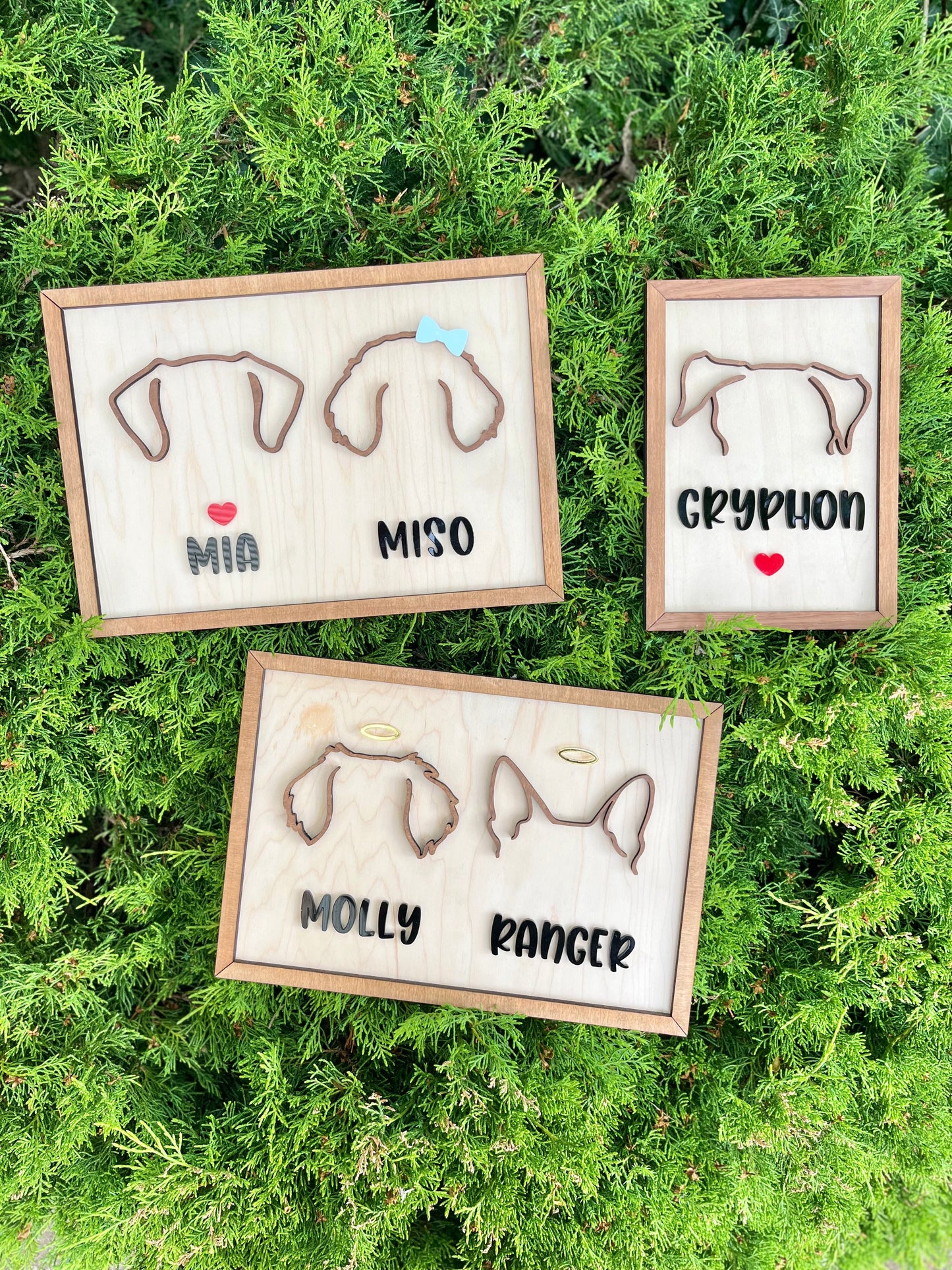 Dog Silhouette Frames