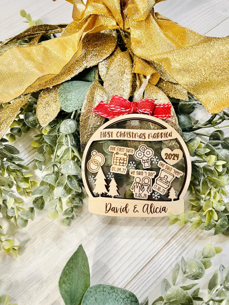 Our First Christmas Married Shaker