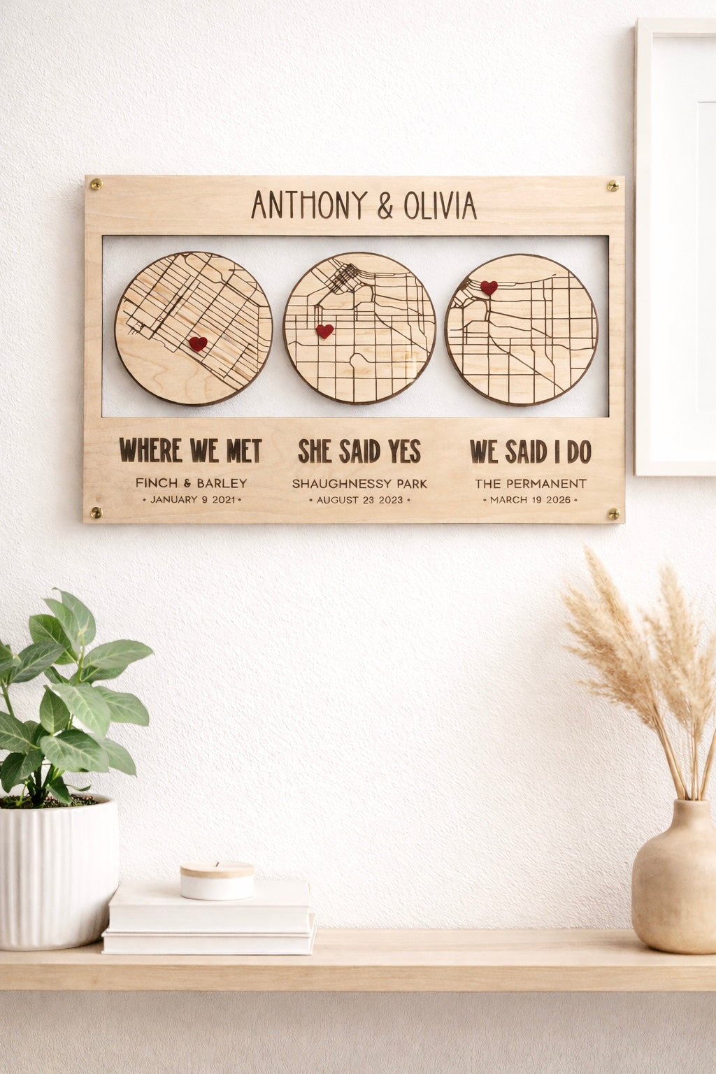 Love Map - 3D Customized