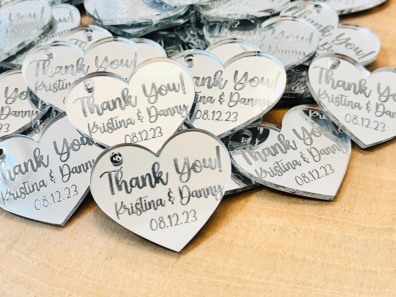 Acrylic and Wood Party Favours