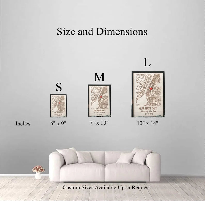 Love Map - Customized (Black / White)