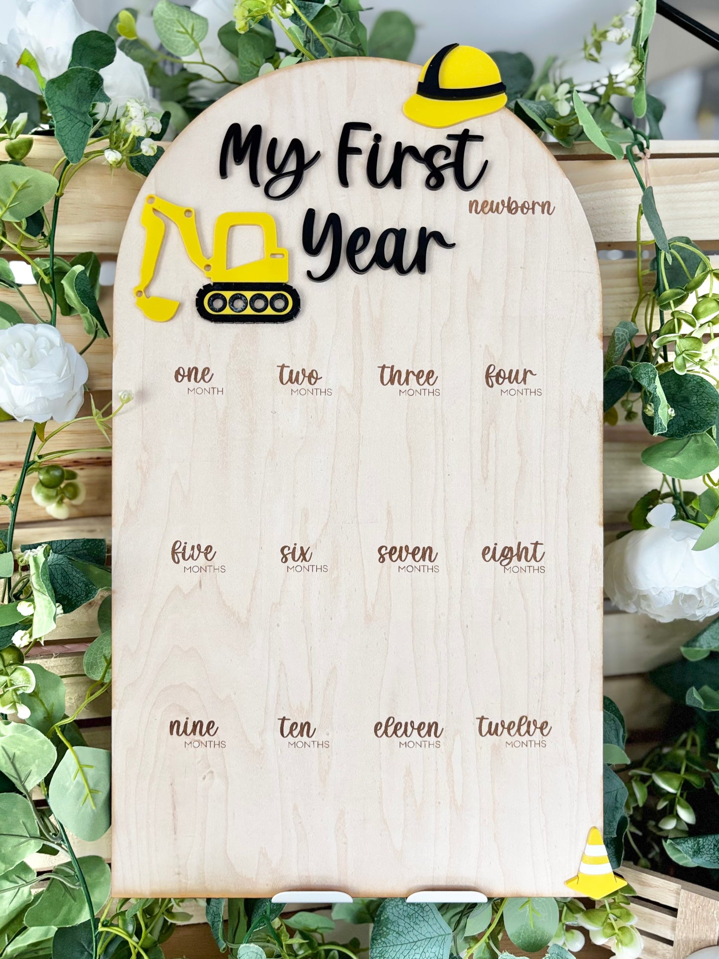 First Year Milestone Board - Construction
