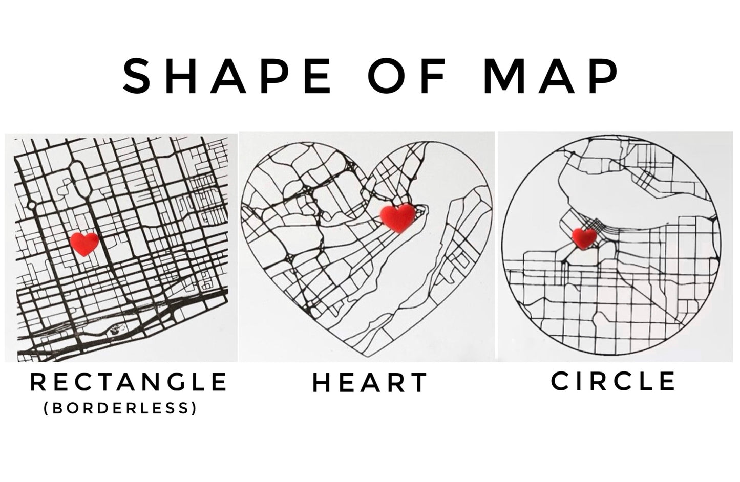 Love Map - Customized (Purple Frame)