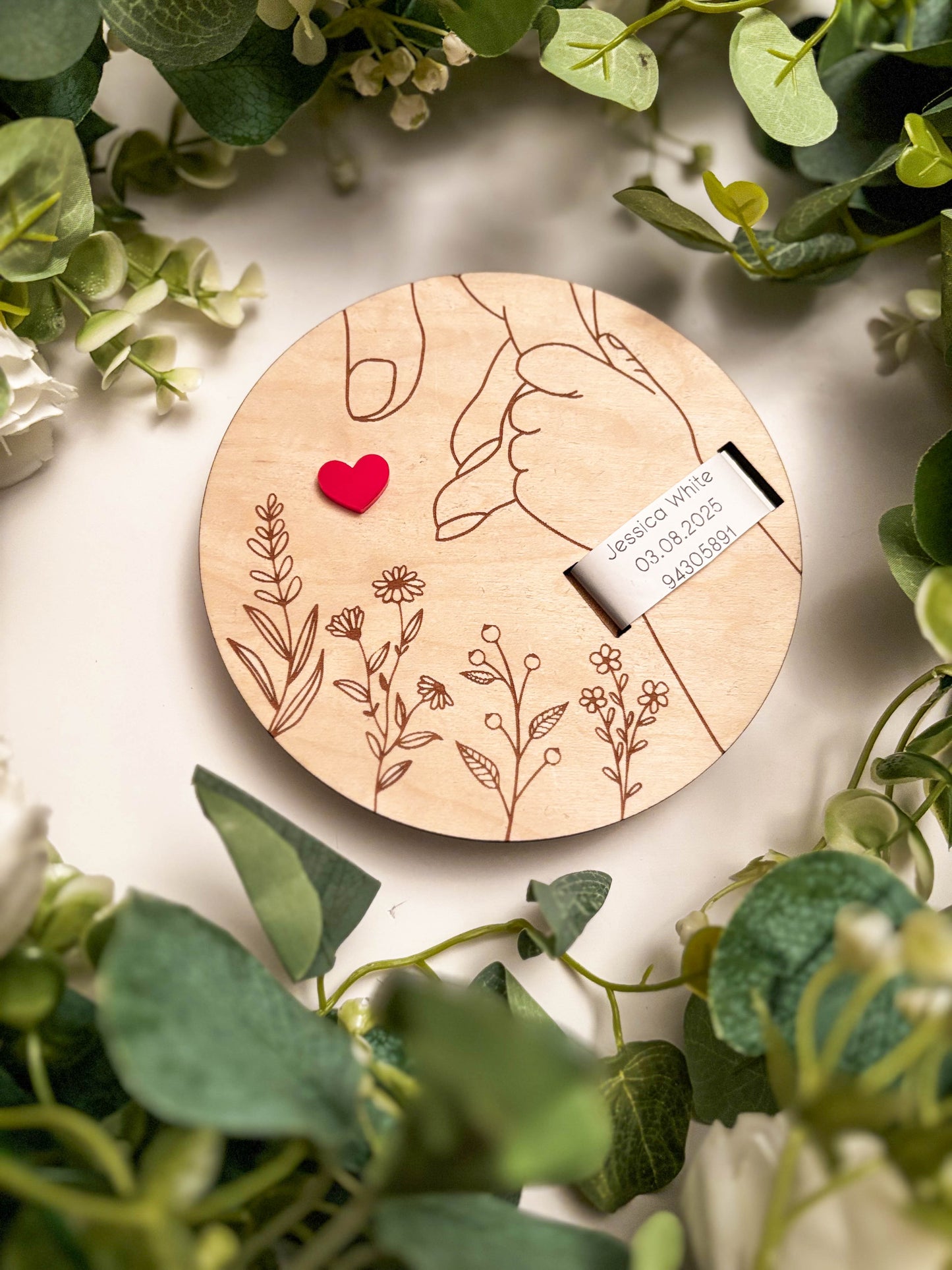 Hospital Bracelet Holder - Plaque