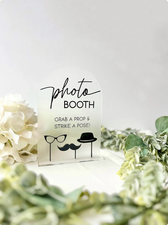 Photo Booth - 3D Table Sign
