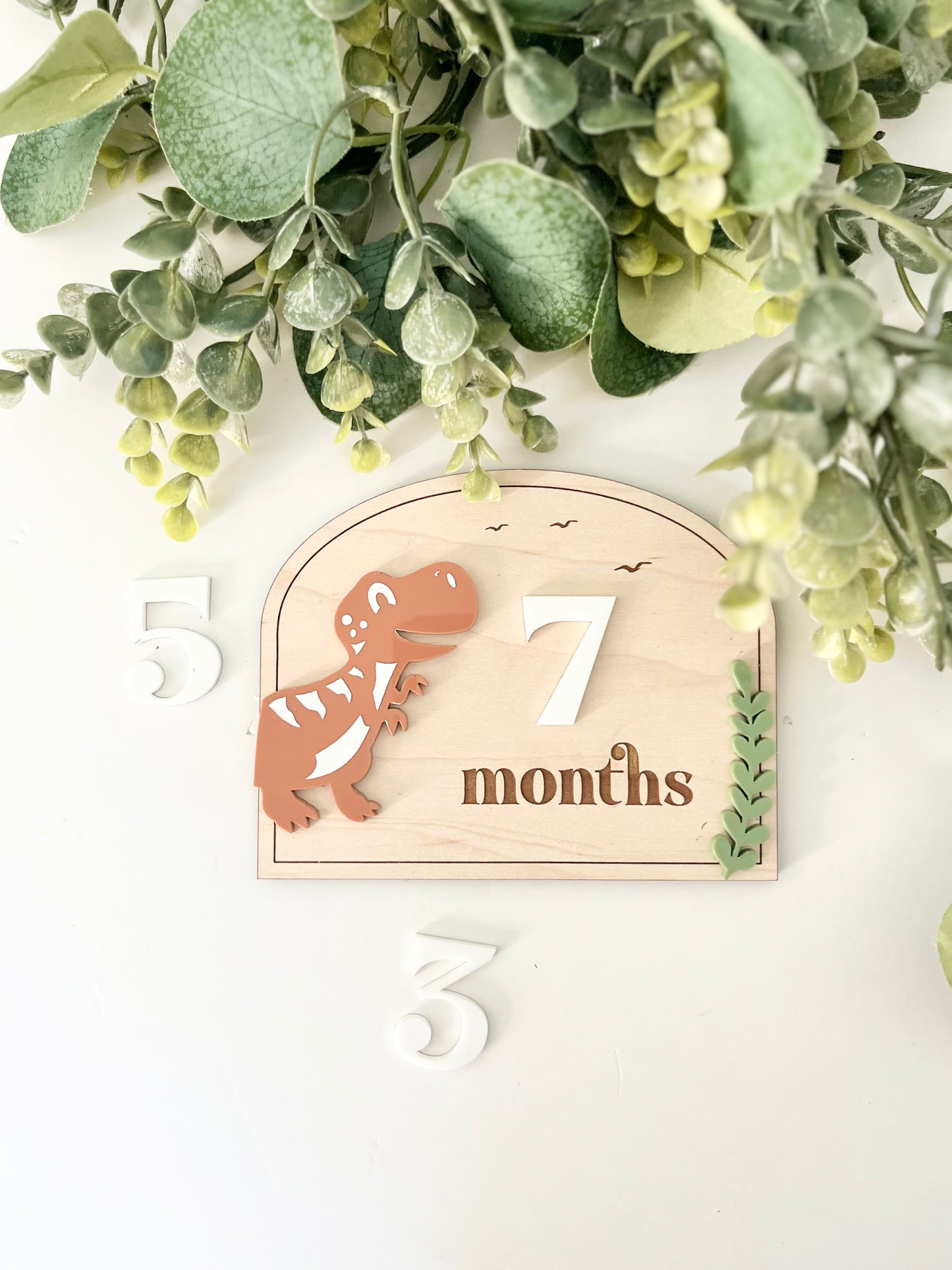 Baby Milestones - Dinosaur