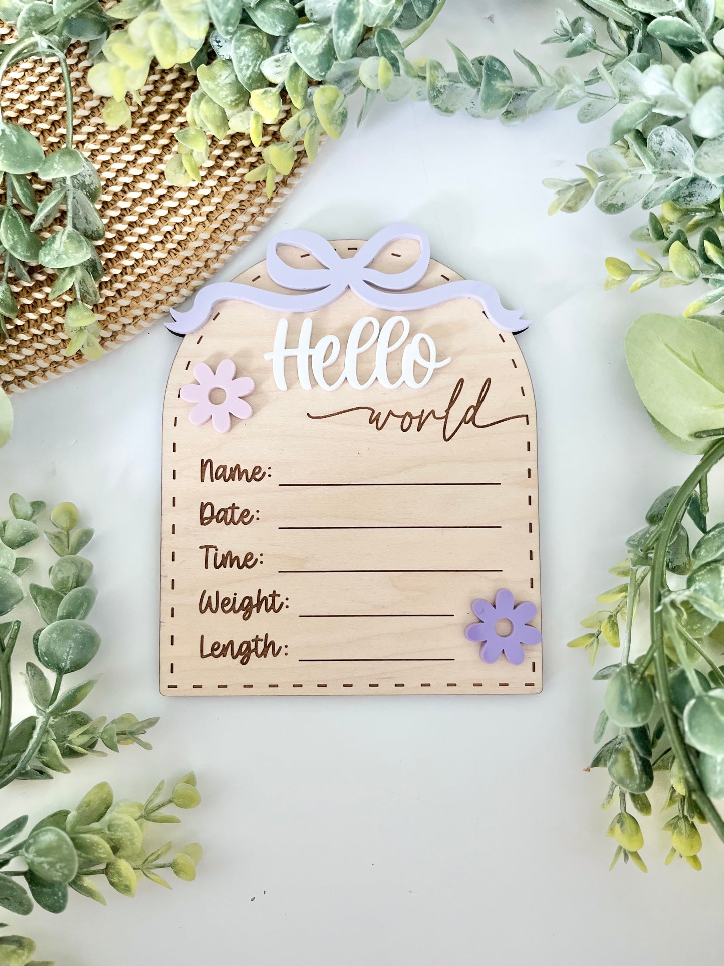 Hello World Birth Stats - Bow