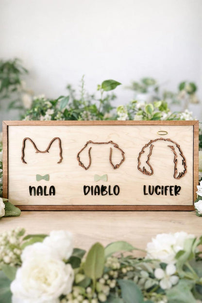 Pet Silhouette Frames