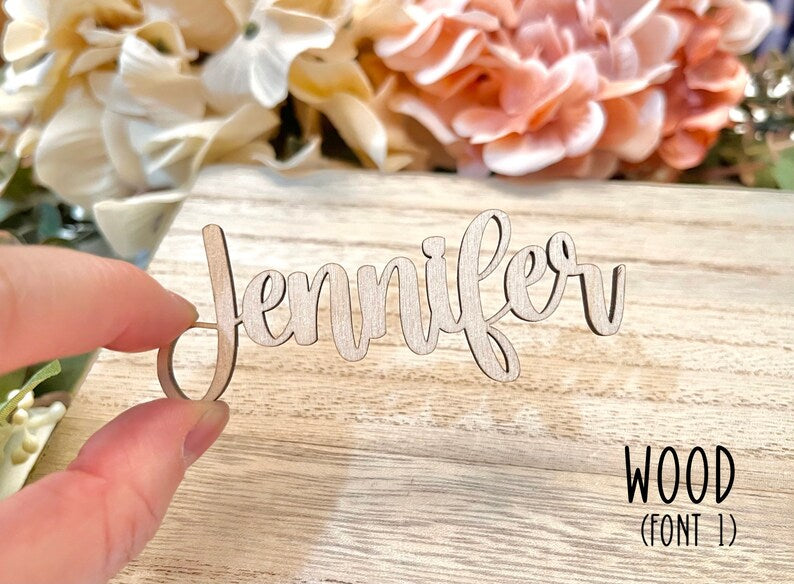 Personalized Wedding Place Names