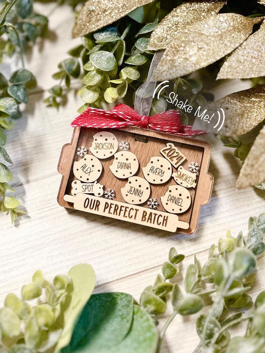Family Shaker Ornament - Cookie Board
