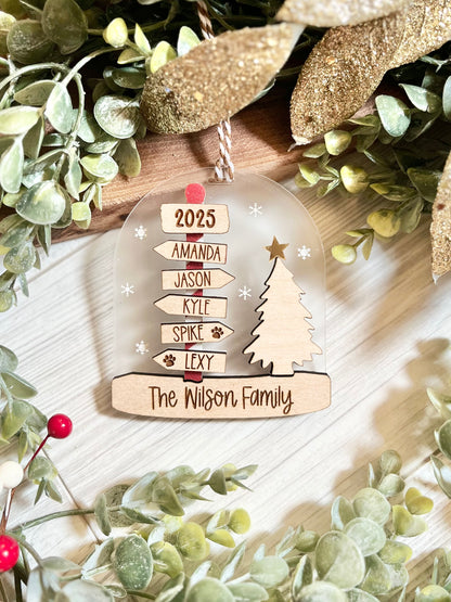 Family Ornament - North Pole