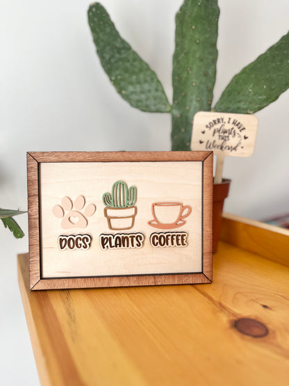 Dogs, Plants, Coffee - Customizable