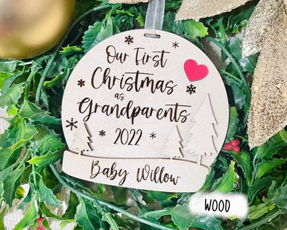 Our First Christmas As Grandparents - Globe