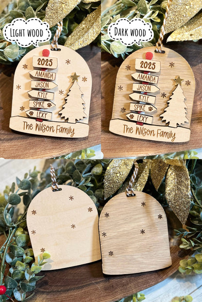 Family Ornament - North Pole