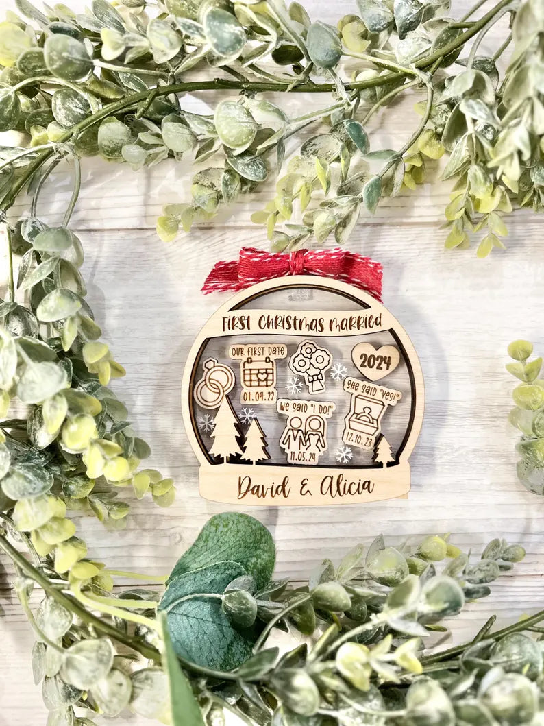 Our First Christmas Married Shaker