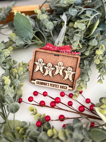 Family Ornament - Gingerbread Cookie Board