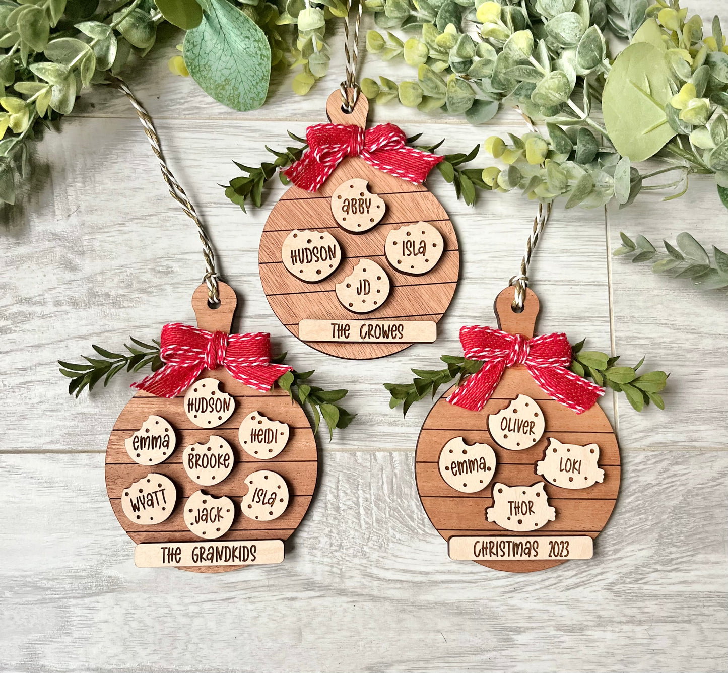 Family Ornament - Cookie Board