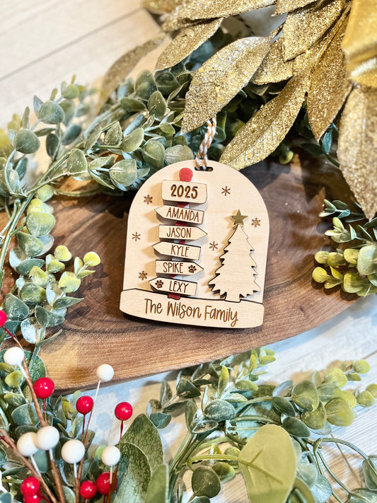 Family Ornament - North Pole