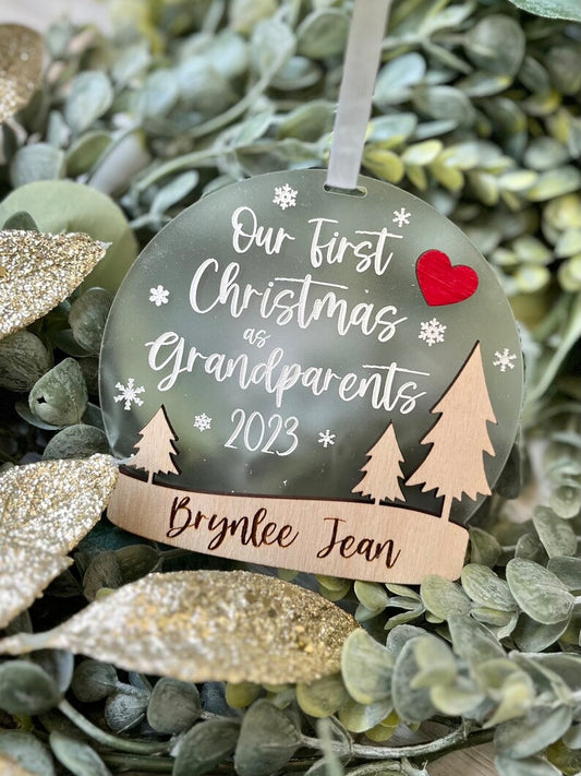Our First Christmas As Grandparents - Globe