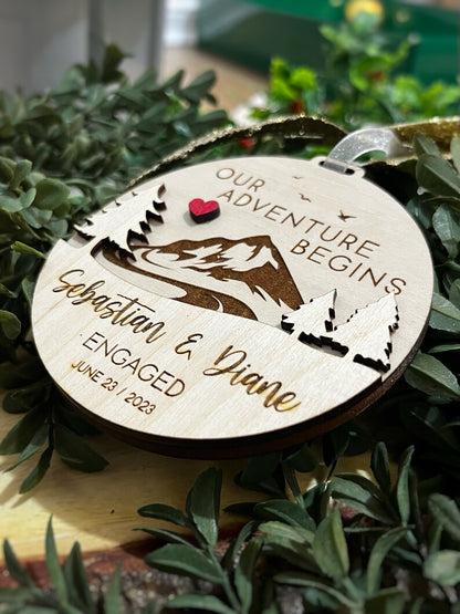 Our Adventure Begins Ornament