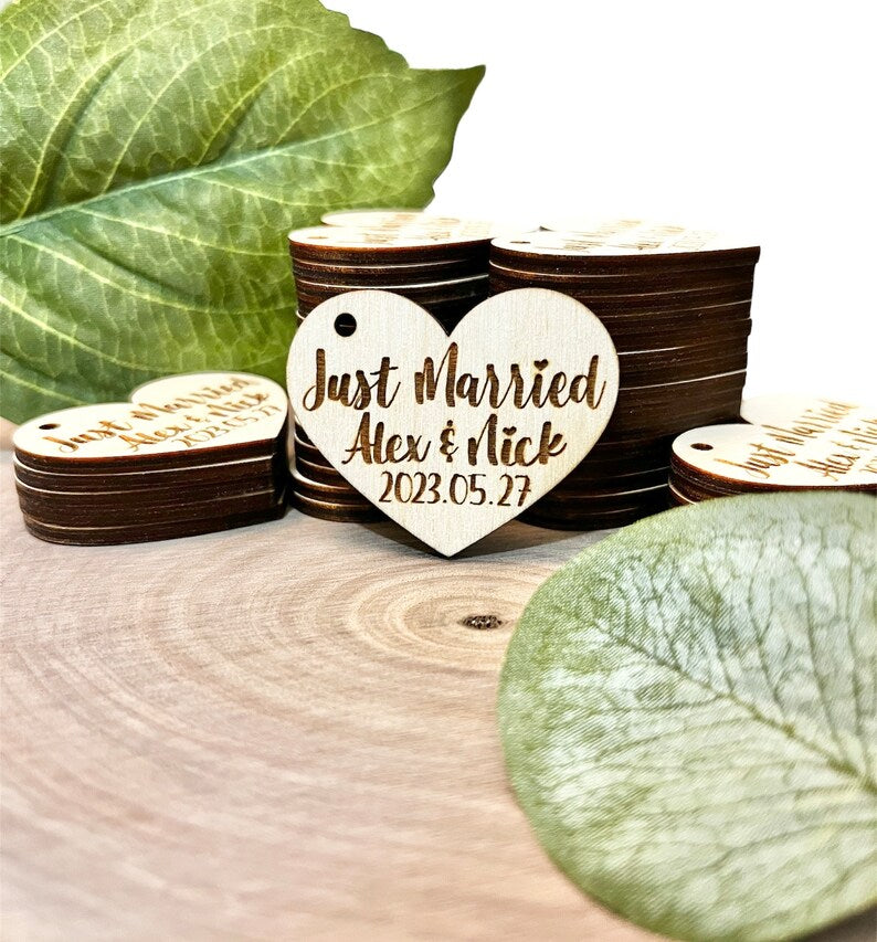 Acrylic and Wood Party Favours