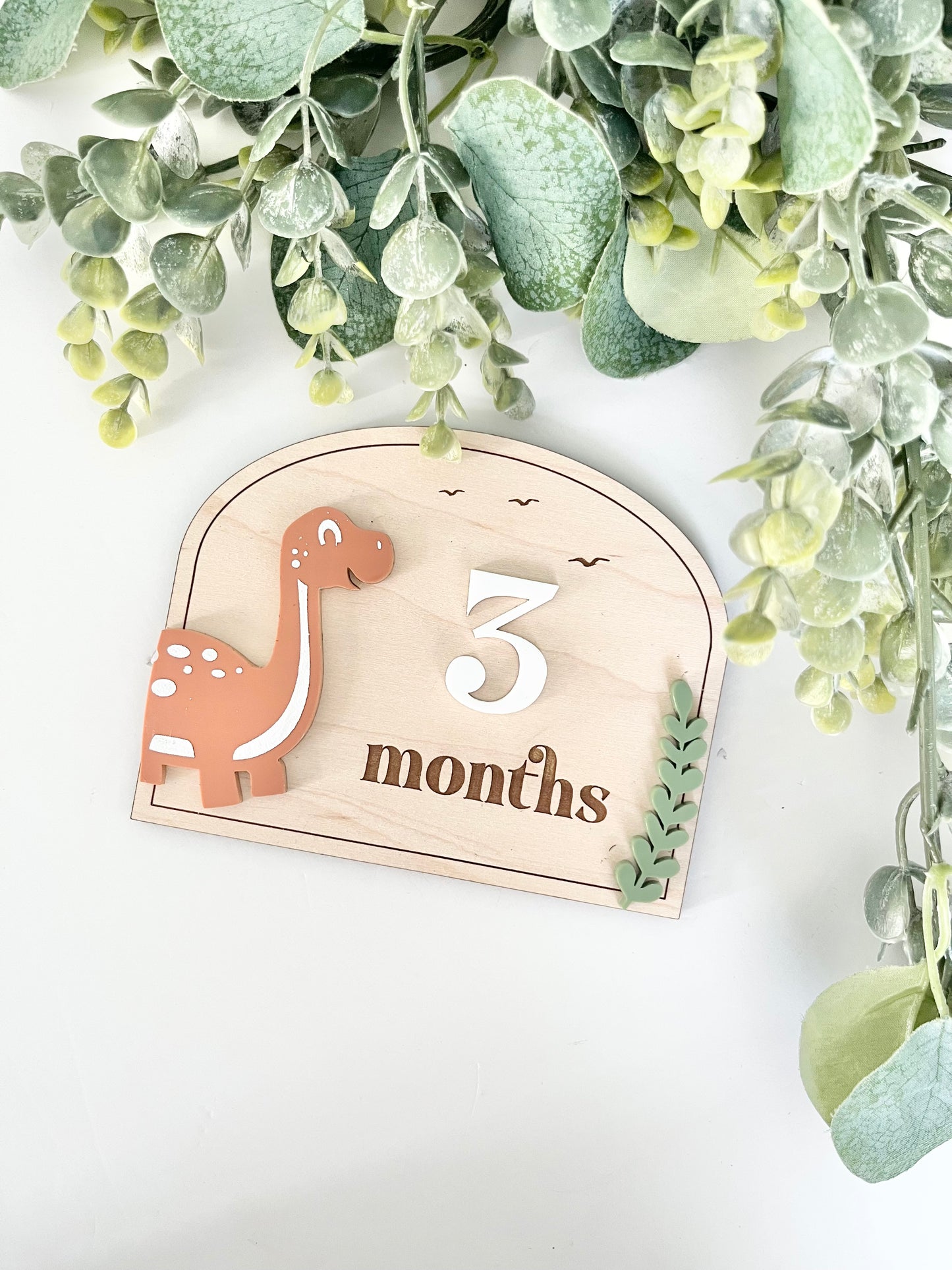 Baby Milestones - Dinosaur