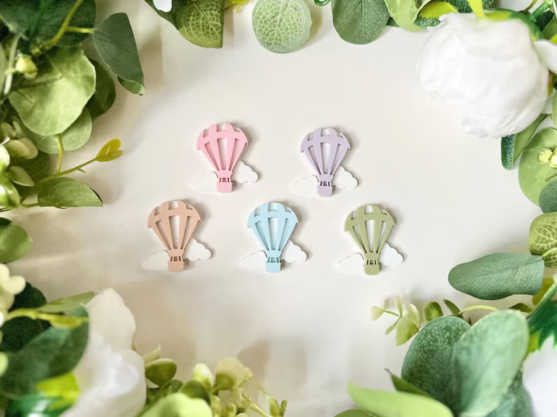 First Year Milestone Board - Hot Air Balloon