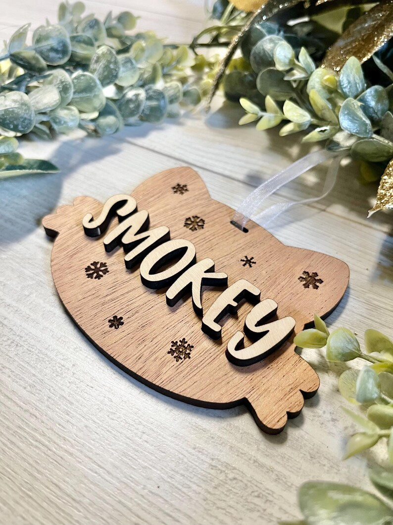 Cat Silhouette Ornament
