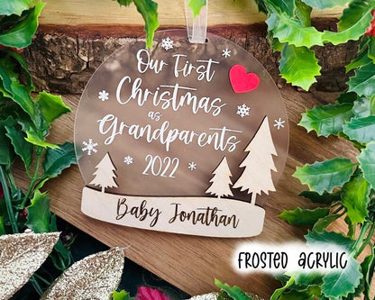 Our First Christmas As Grandparents - Globe