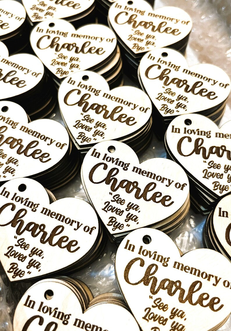 Acrylic and Wood Party Favours
