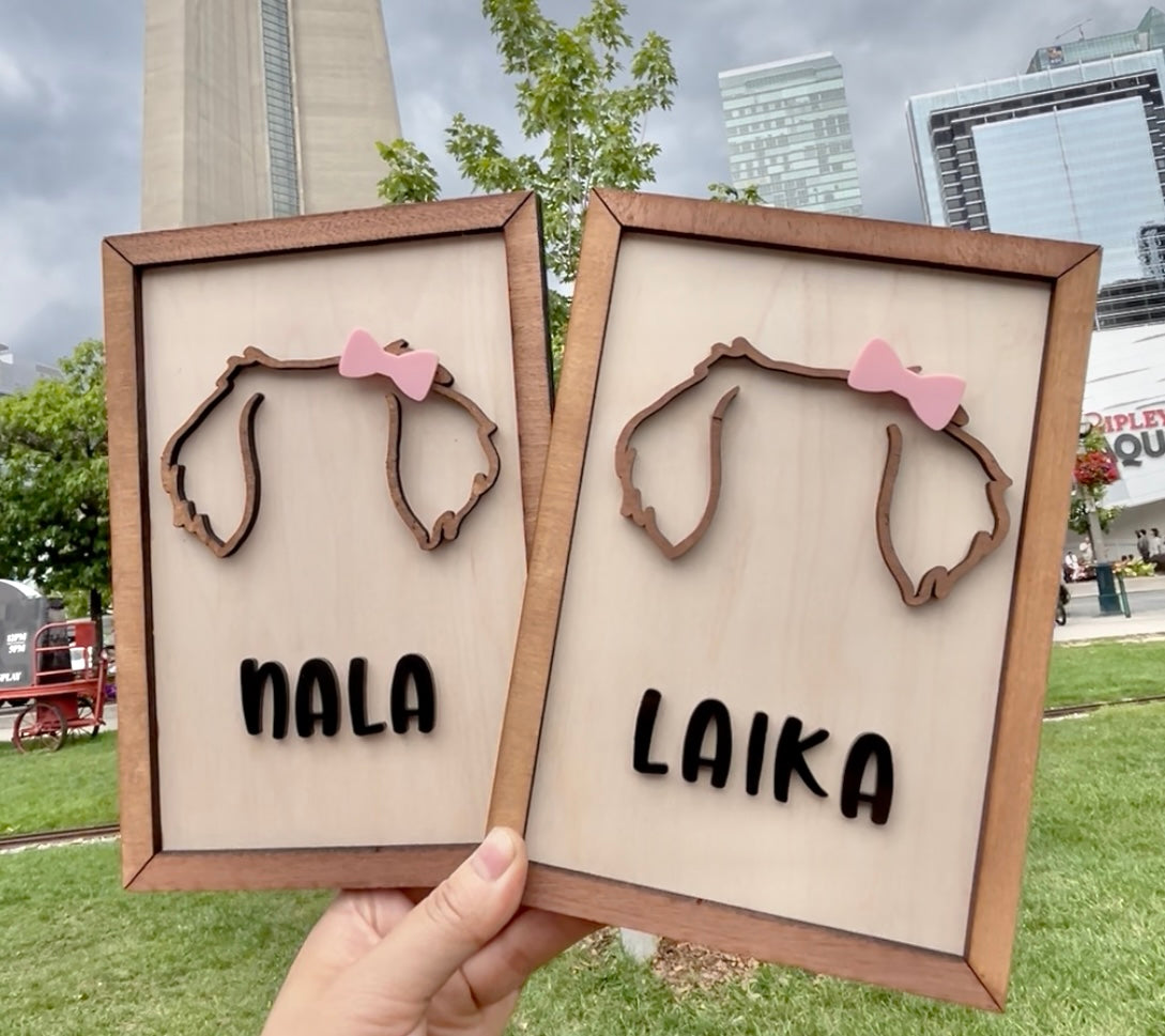 Dog Silhouette Frames