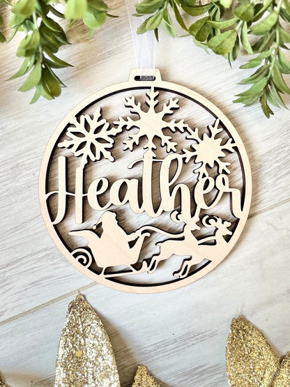 Custom Name Christmas Ornament