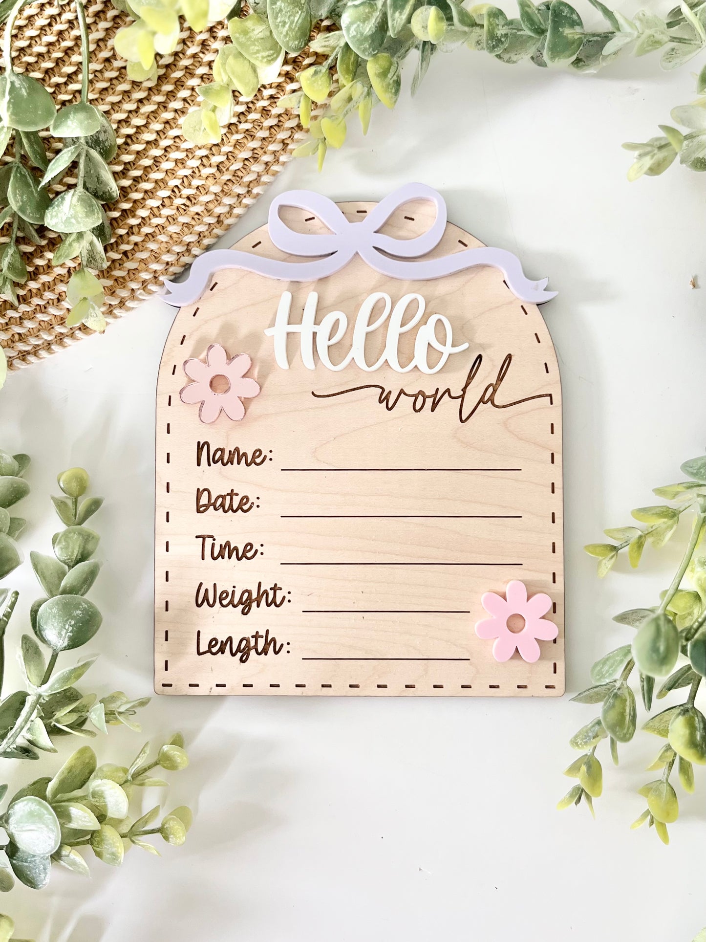 Hello World Birth Stats - Bow