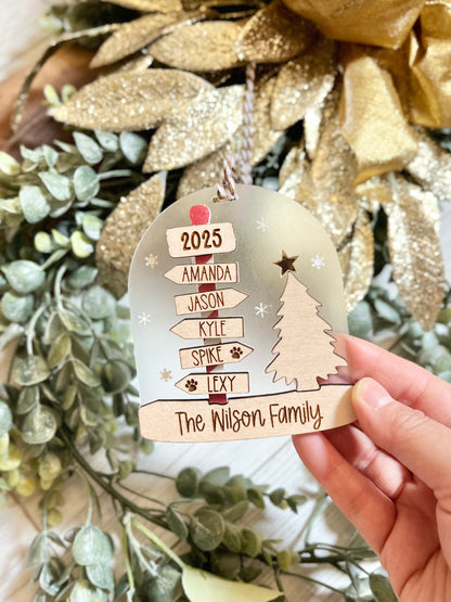 Family Ornament - North Pole