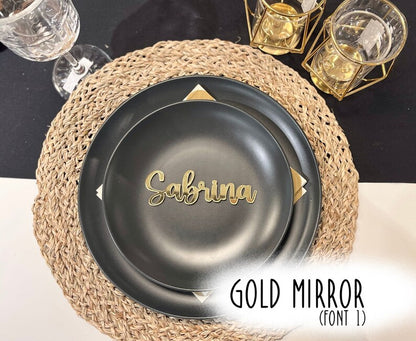Personalized Wedding Place Names (Mirror Acrylic)