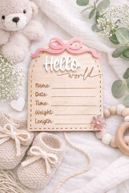 Hello World Birth Stats - Bow
