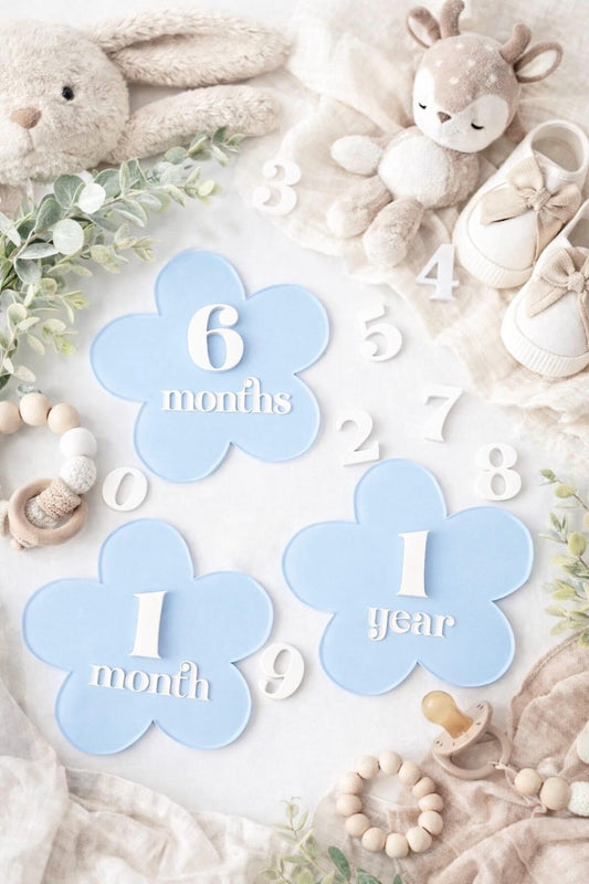 Baby Milestones Flower