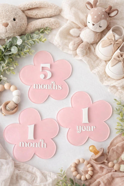 Baby Milestones Flower