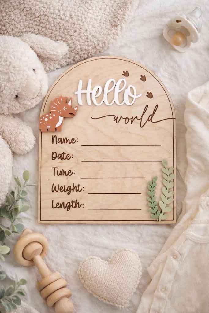 Hello World Birth Stats - Dinosaur