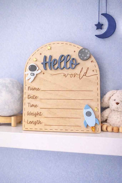 Hello World Birth Stats - Space