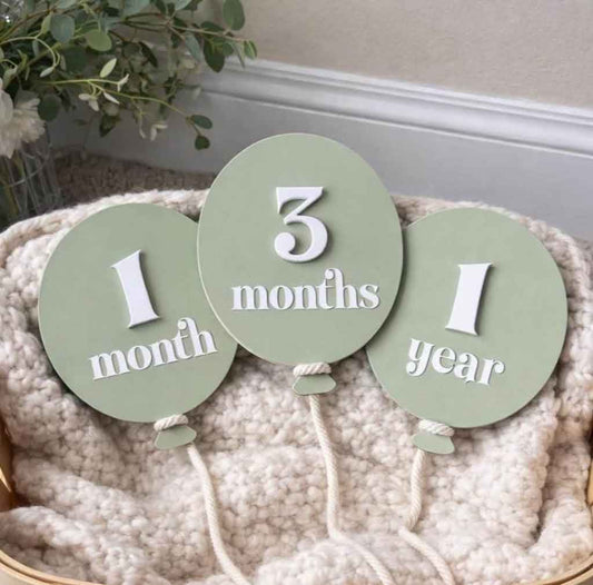 Baby Milestones Balloons