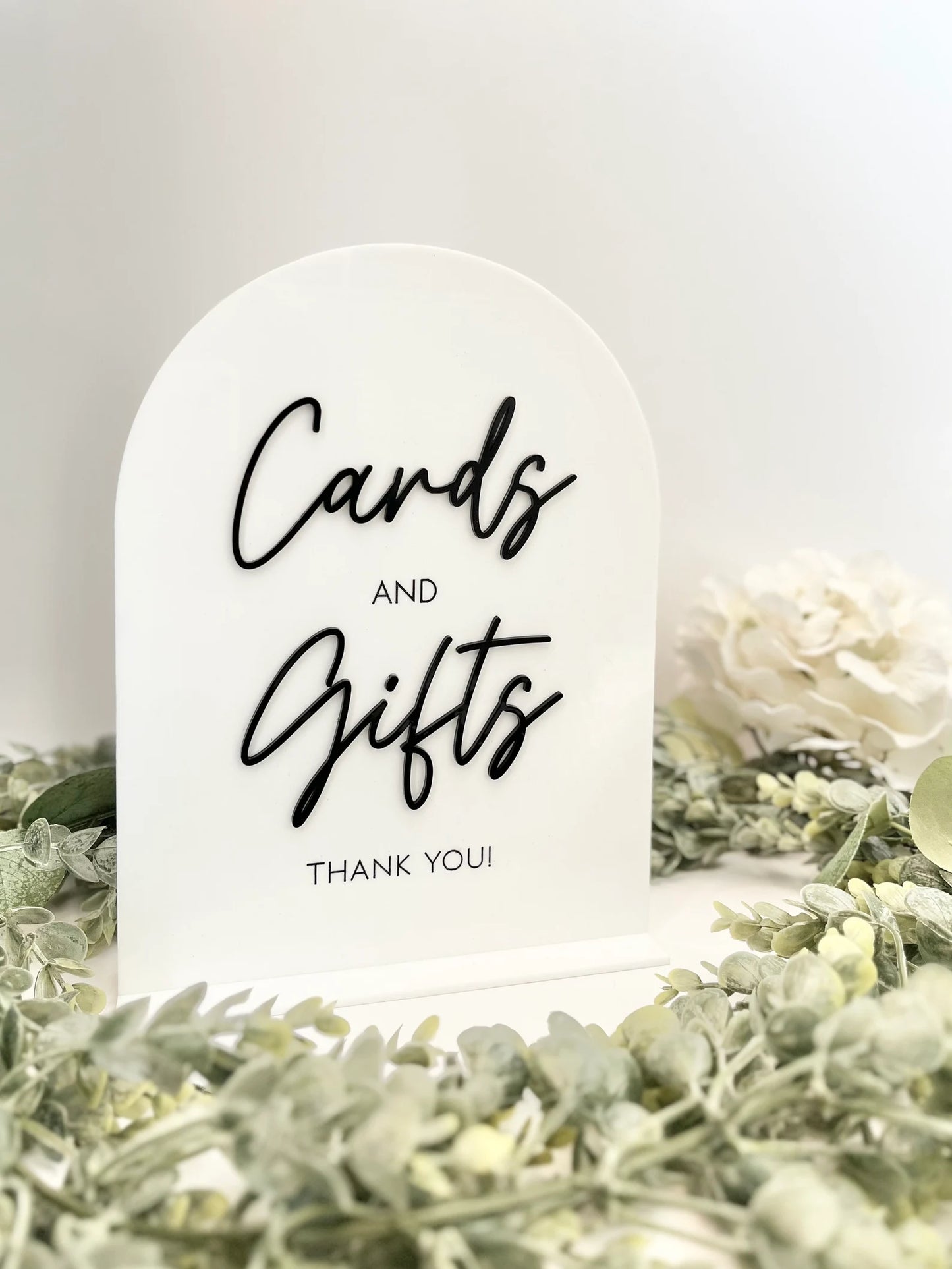 Cards and Gifts - 3D Table Sign