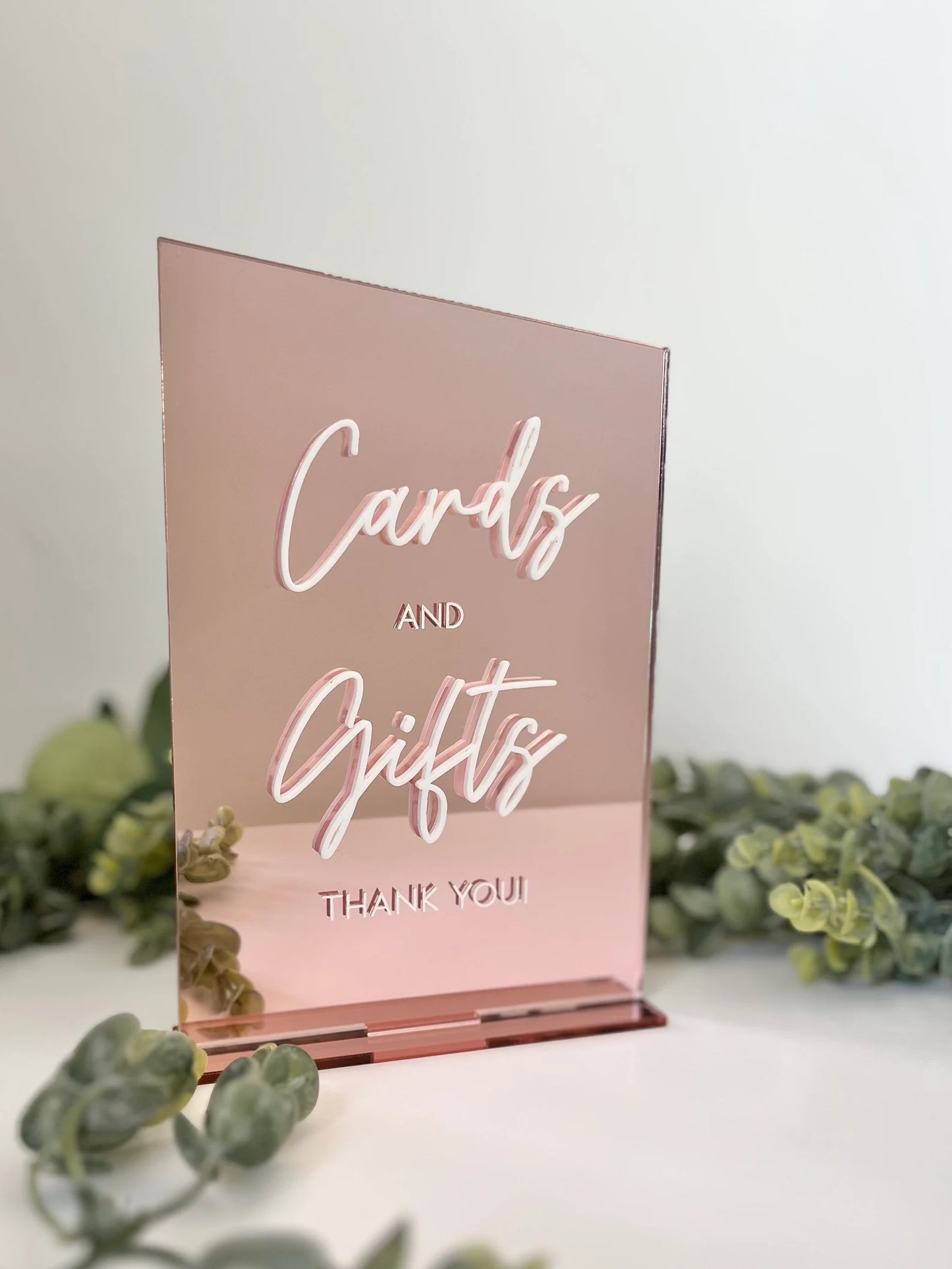 Cards and Gifts - 3D Table Sign