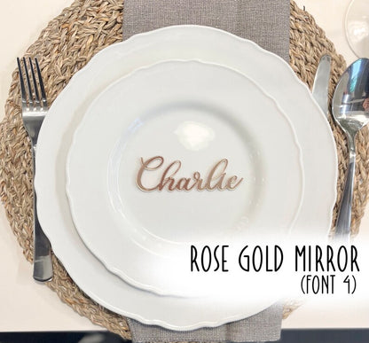 Personalized Wedding Place Names (Mirror Acrylic)