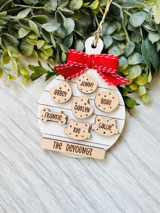 Family Ornament - Cookie Board