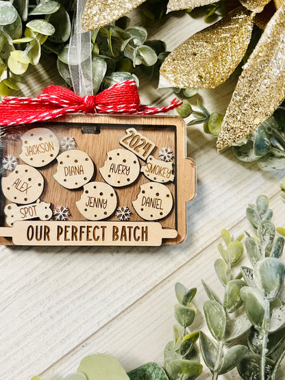 Family Shaker Ornament - Cookie Board