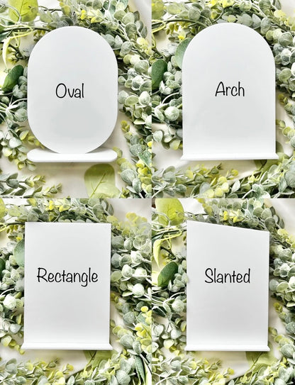Guestbook - 3D Table Sign