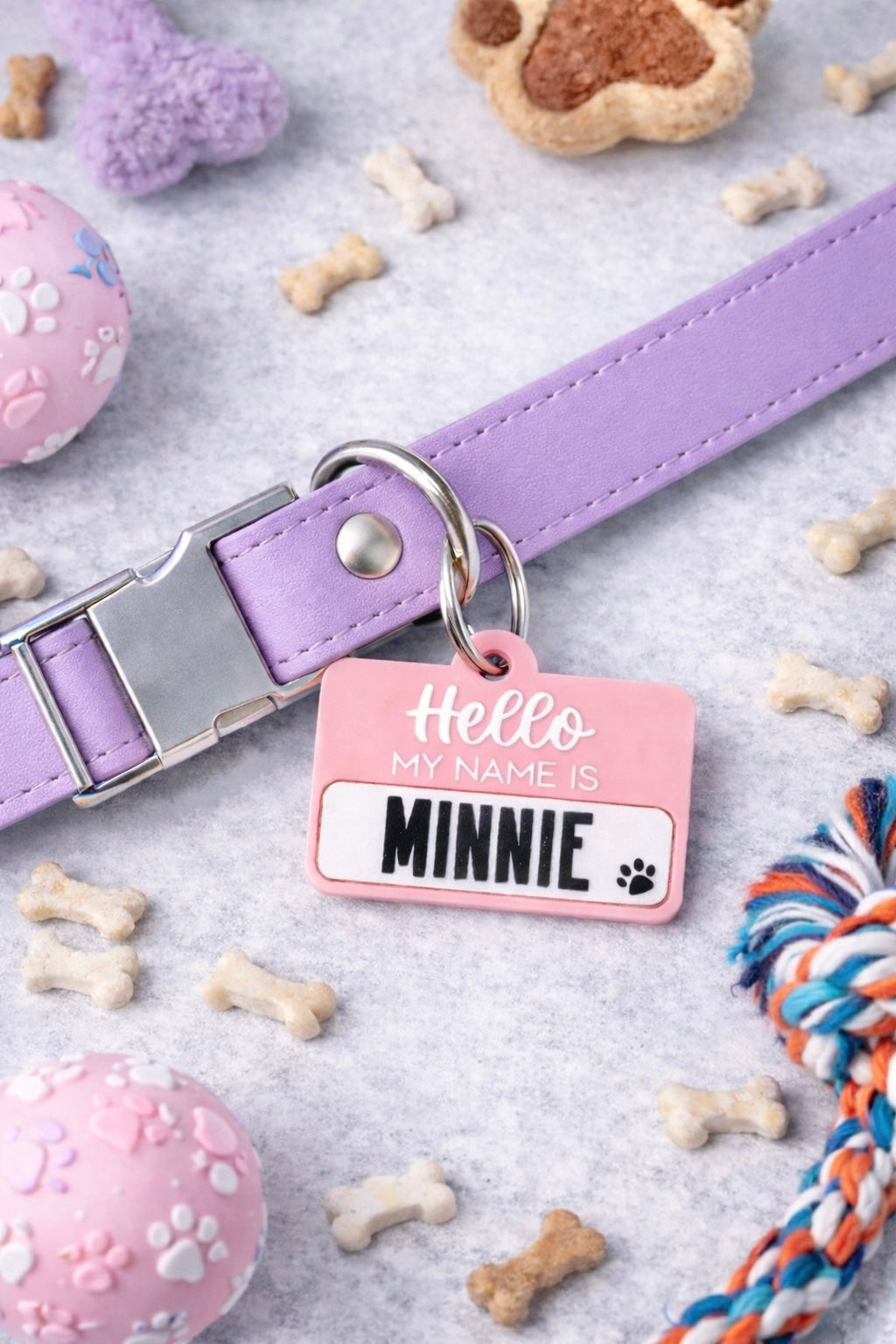 Pet ID Tags - "Hello My Name Is"