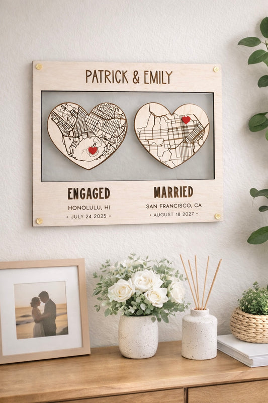 Love Map - 3D Customized