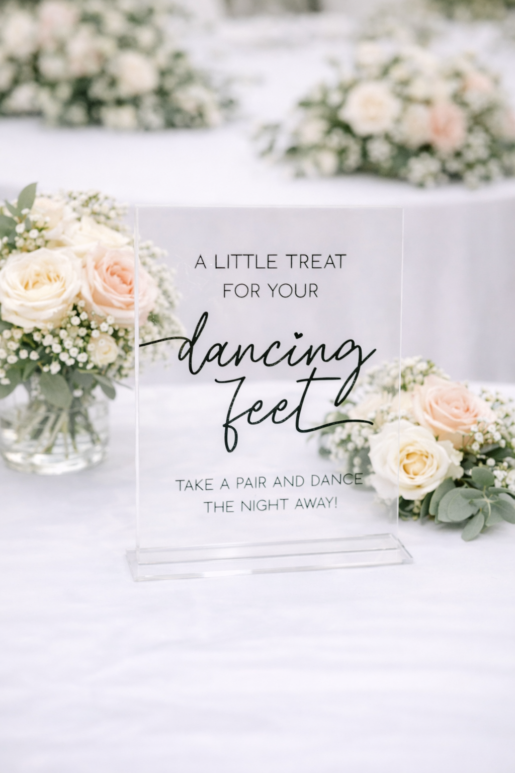 Treat For Your Dancing Feet - 3D Table Sign